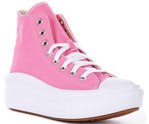 Converse A16055C CT All Star Lace Up Womens Trainers In Pink UK 3 - 8