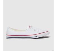 Converse All Star Ballet Lace Slip Trainers in White UK 6 (EU 40)