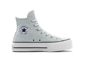 Converse All Star Chuck Taylor Platform, ModelloA11873C, High-Top Sneakers in Aqua Green Canvas