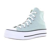 Converse All Star Chuck Taylor Platform, ModelloA11873C, High-Top Sneakers in Aqua Green Canvas, aqua green, 7 UK