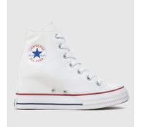 Converse All Star Classic Wedge Trainers in White UK 6