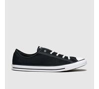 Converse all star dainty gs ox trainers in black & white UK 4 (EU 37)