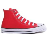 Converse All Star Hi Unisex Fashion Trainers in Red White - 10 UK