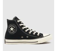 Converse All Star Hi Bold Scene Trainers in White & Black UK 5 (EU 37½)