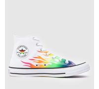 Converse All Star Hi Pride Trainers in White Multi UK 7 (EU 40)