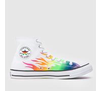 Converse All Star Hi Pride Trainers in White Multi UK 8 (EU 41½)