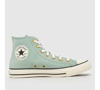 Converse All Star Hi Suede Trainers in Light Green UK 5 (EU 37½)