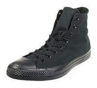 Converse All Star Hi Trainers Black Mono Canvas - 6 UK