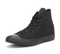 Converse All Star Hi Trainers Black Mono Canvas - 6 UK