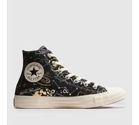 Converse All Star Hi Trainers in Black Multi UK 3 (EU 35)