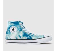 Converse All Star Hi Trainers in Blue Multi UK 12 (EU 46½)