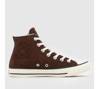 Converse All Star Hi Trainers in Brown UK 4 (EU 36½)