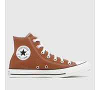 Converse All Star Hi Trainers in Brown & White UK 7 (EU 40)