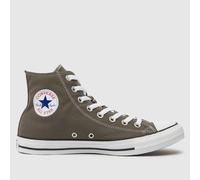 Converse All Star Hi Trainers in Charcoal Grey UK 9 (EU 44)