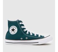 Converse All Star Hi Trainers in Dark Green UK 7 (EU 40)