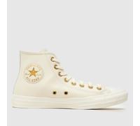 Converse Shoes (High-top Trainers) CHUCK TAYLOR ALL STAR GOLD in White 4.5