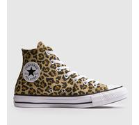Converse All Star Hi Trainers in White & Brown UK 4 (EU 36½)