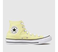 Converse All Star Hi Trainers in Yellow UK 3 (EU 35)