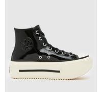 Converse All Star Lift Double Stack Trainers in Black & White UK 5 (EU 37½)