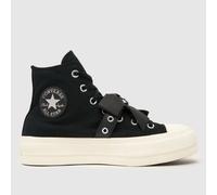 Converse All Star Lift Hi Bow Stud Trainers in Black UK 4 (EU 36½)