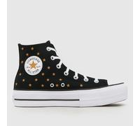 Converse All Star Lift Hi Trainers in Black Multi UK 6 (EU 39)