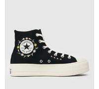 Converse All Star Lift Hi Trainers in Black Multi UK 8 (EU 41½)