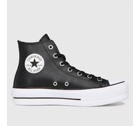 Converse CHUCK TAYLOR ALL STAR LIFT CLEAN LEATHER HI Black 2.5