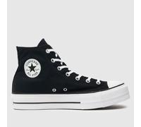 Converse all star lift hi trainers in black & white UK 10 (EU 44)