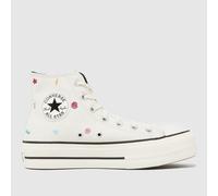 Converse All Star Lift Hi Trainers in Off-White UK 6 (EU 39)