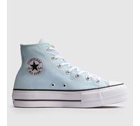 Converse All Star Lift Hi Trainers in Pale Blue UK 6 (EU 39)