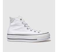 Converse Shoes (High-top Trainers) CHUCK TAYLOR ALL STAR LIFT CANVAS HI in White 3.5
