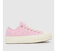Converse All Star Lift Ox Trainers in Pink UK 4 (EU 36½)