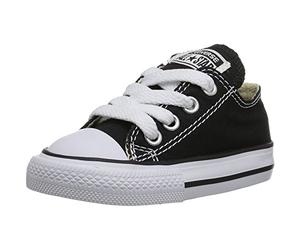 Converse All Star Low Infant Trainers Black White - 10 Youth UK