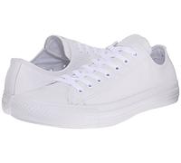 Converse All Star Low Leather Trainers White Mono Leather - 7 UK