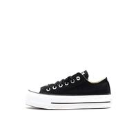 Converse Chuck Taylor All Star Lift Platform Low Black White Women Black