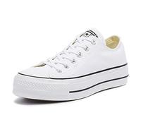 Converse All Star Low Platform White Black - 3 UK