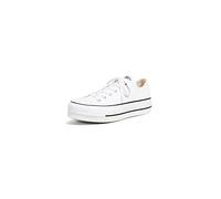 Converse Shoes (Trainers) CHUCK TAYLOR ALL STAR LIFT CLEAN OX LEATHER in White 4