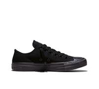 Converse All Star Low Trainers Black Mono Canvas - 10 UK