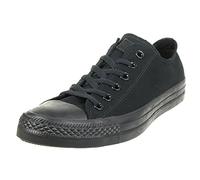 Converse All Star Low Trainers Black Mono Canvas - 4.5 UK