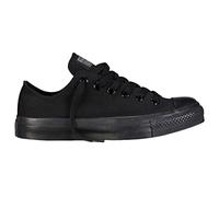 Converse All Star Low Trainers Black Mono Canvas - 4 UK