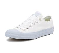 Converse All Star Low Trainers White Mono Canvas - 4 UK