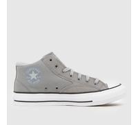 Converse Chuck Taylor All Star Malden Street Mid Trainers Classic Grey/Grey Area/White 7