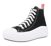 Converse Black & pink All Star Move Hi Girls Youth Trainers UK 4 (EU 37)