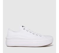 Converse All Star Move Ox Trainers in White UK 8