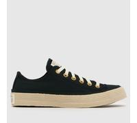 Converse All Star Ox Espadrille Trainers in Black Multi UK 3 (EU 35)
