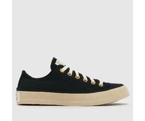 Converse All Star Ox Espadrille Trainers in Black Multi UK 4 (EU 36½)