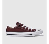 Converse All Star Ox Trainers in Burgundy UK 7 (EU 40)