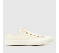 Converse Shoes (Trainers) CHUCK TAYLOR ALL STAR GOLD in White 2.5
