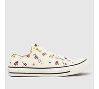 Converse All Star Ox Trainers in White Multi UK 4 (EU 36½)