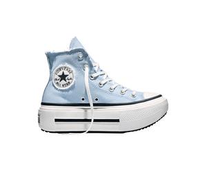 Converse - Ascent sneakers with platform sole - Chuck Taylor All Star Lift Double Stack High Clear Skies/White for Women - Size 5,5 UK - Blue Blue 5.5 UK